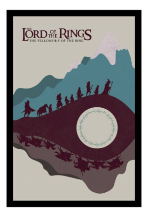 Cuadro Decorativo Cine - El Señor De Los Anillos 02 A3 30x40