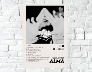 Poster Decorativo Nicki Nicole 01 - Tamaño A3 30x40