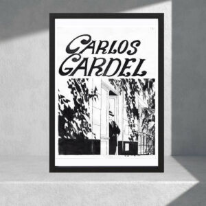 Cuadro Decorativo Tango - Carlos Gardel 02 - A3 30x40 Cm