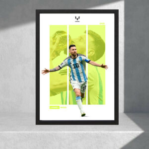 Cuadro Decorativo Lionel Messi 13 - Tamaño A3 30x40 Cm