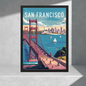 Cuadro Decorativo Paisajes - San Francisco, Usa - A3 30x40