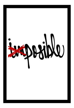 Cuadro Decorativo Motivacional 14 - A3 30x40 Cm