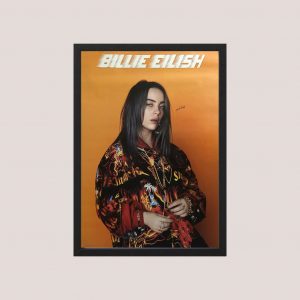 Cuadro Billie Eilish Modelo 18 - Tamaño A3 30x40 Cm