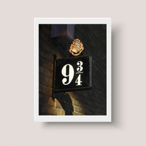 Cuadro Harry Potter Anden 9 3/4 Hogwarts Express - A3 30x40