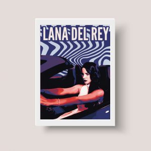 Cuadro Poster Lana Del Rey Formato A4 20x30 Para Colgar