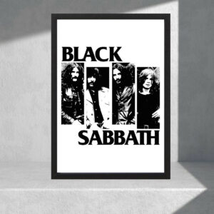Cuadro Decorativo Musica - Black Sabbath 04 - A3 30x40