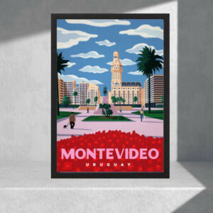 Cuadro Decorativo Paisajes - Montevideo, Uruguay - A3 30x40