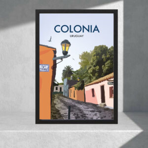 Cuadro Decorativo Paisajes - Colonia, Uruguay 02 - A3 30x40