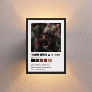 Cuadro Decorativo Dua Lipa - Modelo 04 - Tamaño A3 30x40