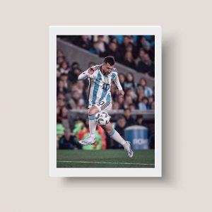 Cuadro Messi Selección Arg (a4) - Arte Decorativo Futbol