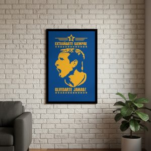 Cuadro Decorativo Boca Juniors - Palermo 09 - A3 30x40 Cm