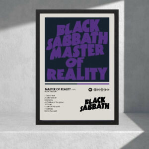 Cuadro Decorativo Musica - Black Sabbath 03 - A3 30x40