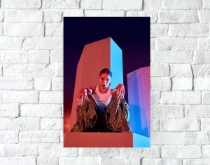 Poster Lámina Decorativa Maria Becerra Mod 01, A3 30x42 Cm