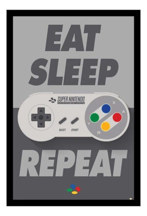 Cuadro Decorativo Videojuegos - Nintendo 12 - A3 30x40 Cm