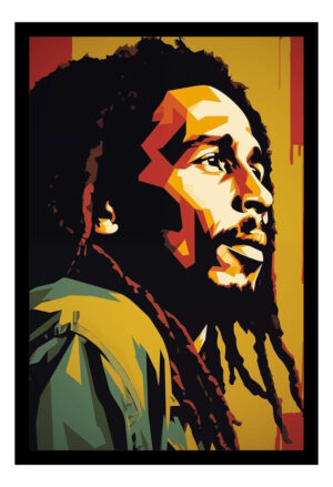 Cuadro Decorativo Musica - Bob Marley 06 - A3 30x40 Cm