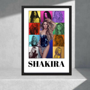 Cuadro Decorativo Música - Shakira 02 - A3 30x40