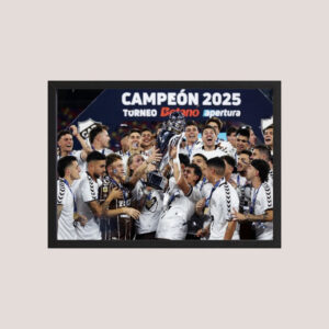 Cuadro Decorativo Platense Campeón 2025 02 - A3 30x40