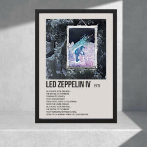Cuadro Decorativo Musica - Led Zeppelin 08 - A3 30x40