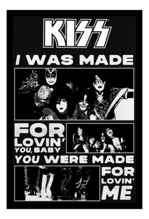 Cuadro Decorativo Música - Kiss 01 - A3 30x40 Cm
