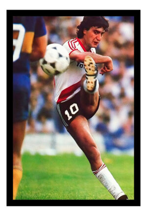 Cuadro Decorativo River Plate - Beto Alonso 08 - A3 30x40