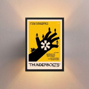 Cuadro Decorativo Marvel Thunderbolts 03, Tamaño A3 30x40 Cm