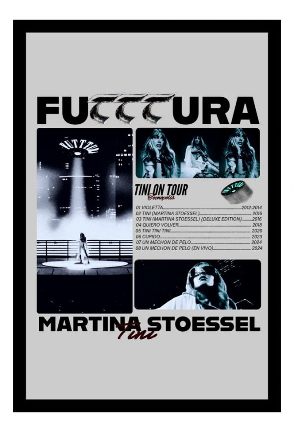 Cuadro Decorativo Musica - Tini Futtura 01 - A3 30x40 Cm