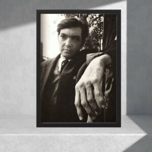 Cuadro Decorativo Literatura - Julio Cortazar 02 - A3 30x40