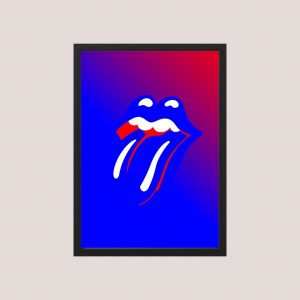 Cuadro Decorativo Rolling Stones 02 - Tamaño A3 30x40