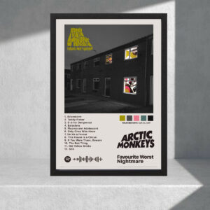 Cuadro Decorativo Artic Monkeys, Favourite Worst - A3 30x40