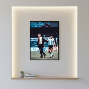 Cuadro Decorativo Futbol - Carlos Bilardo 06 - A3 30x40 Cm