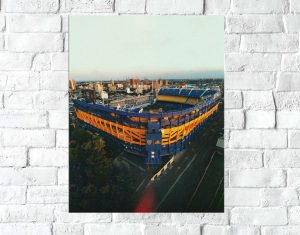 Poster Lámina Decorativa Boca Juniors Mod 20, A3 30x42 Cm