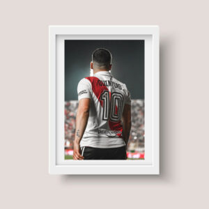 Cuadro Juanfer Quintero River Plate Dorsal Tamaño A4