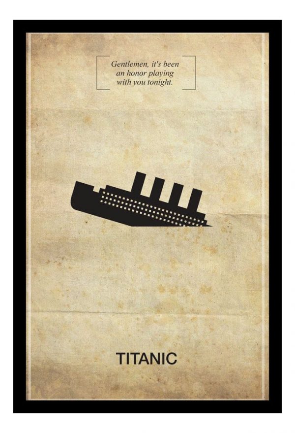 Cuadro Decorativo Cine - Titanic 08 - A3 30x40 Cm