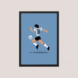 Cuadro Diego Maradona - Modelo 05 - Tamaño A3 30x40 Cm