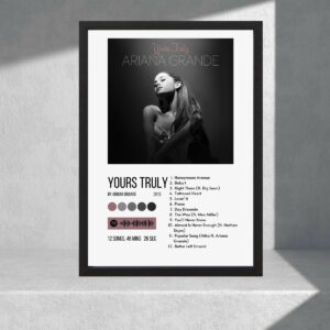 Cuadro Decorativo Ariana Grande, Yours Truly - A3 30x40
