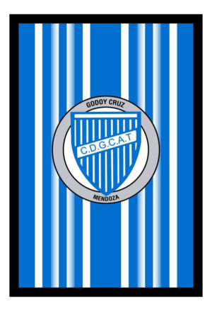 Cuadro Decorativo Futbol - Godoy Cruz 06 - A3 30x40 Cm