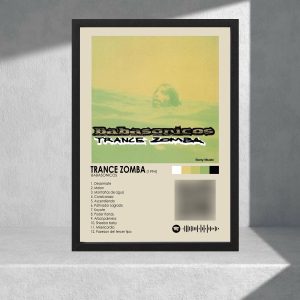 Cuadro Musical Con Qr - Babasonicos, Trance Zomba - A3 30x40