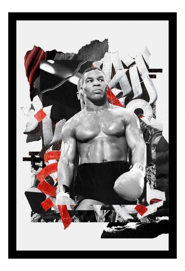 Cuadro Decorativo Boxeo - Mike Tyson 13 - A3 30x40