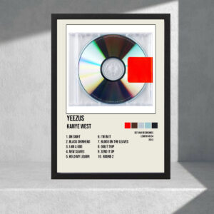 Cuadro Decorativo Kany West, Yeezus - A3 30x40
