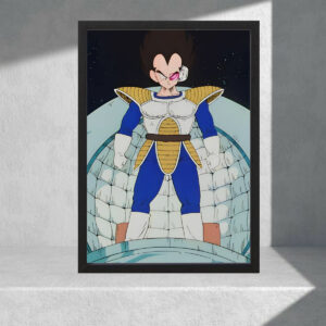 Cuadro Decorativo Dragon Ball Z - Vegeta 01 - A3 30x40 Cm