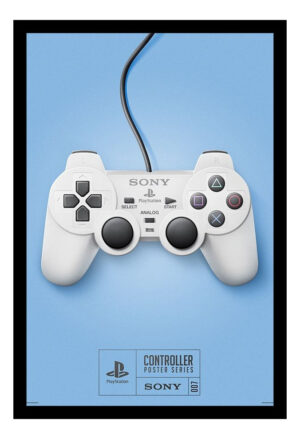 Cuadro Decorativo Videojuegos - Playstation 02 - A3 30x40 Cm