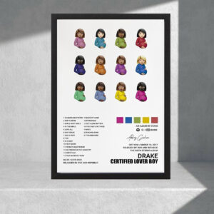 Cuadro Decorativo Musica - Drake - Modelo 07 - A3 30x40