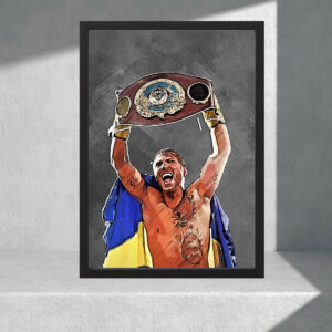 Cuadro Decorativo Boxeo - Vasyl Lomachenko 02 - A3 30x40