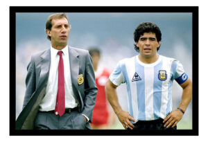 Cuadro Decorativo Futbol - Carlos Bilardo 05 - A3 30x40 Cm