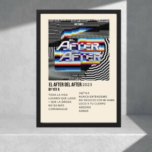 Cuadro Decorativo Música - Ysy El After Del After - A3 30x40