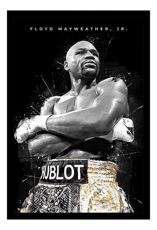Cuadro Decorativo Boxeo - Floyd Mayweather 10 - A3 30x40
