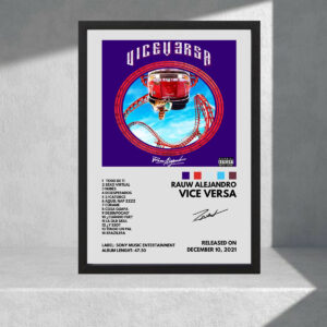 Cuadro Decorativo Rauw Alejandro - Vice Versa - A3 30x40