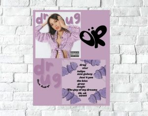 Poster Decorativo Olivia Rodrigo Cd Concept 05 - A3 30x40 Cm