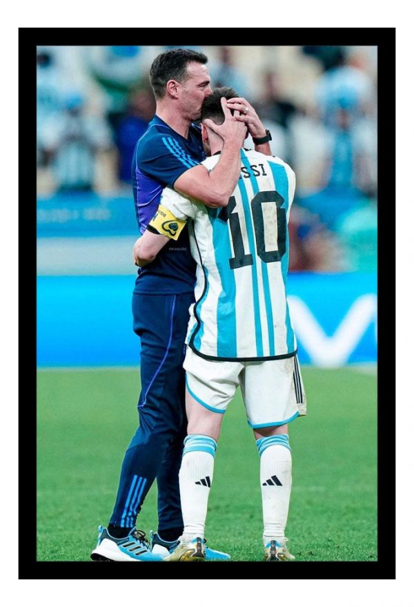 Cuadro Decorativo Futbol - Lionel Scaloni 05 - A3 30x40 Cm
