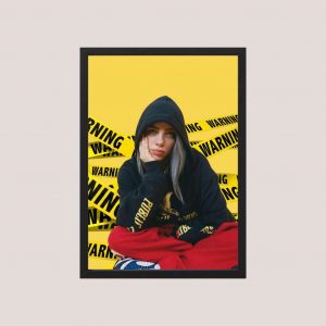 Cuadro Billie Eilish Modelo 02 - Tamaño A3 30x40 Cm
